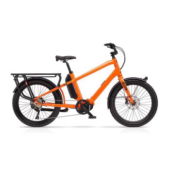 SALE! Benno Bikes Boost E 10D CX 500 Wh E-Lastenrad Diamant 24" neon orange one size longtail
