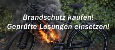Preview: NEUE verbesserte VERSION VLITEX E-Bike Akku-Tasche (Größe XL) | Hochwertig | Getestet | Sicher Laden, lagern, transportieren | Explosionshemmend | Aufprallschutz | Spez. Gewebe kurzfristig feuerfest bis 1000 °C