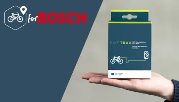 PowUnity 4G +Goodie Biketrax für Boschmotoren (Generation 2/3 - Universal) | GPS-Tracker für E-Bikes (Diebstahlalarm, Live-Tracking, Routentagebuch)