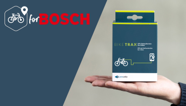 PowUnity Biketrax für Boschmotoren (Generation 4 -Smart) | GPS-Tracker für E-Bikes (Diebstahlalarm, Live-Tracking, Routentagebuch)