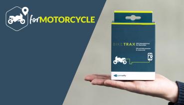 PowUnity Biketrax für Motorräder | GPS-Tracker für Motorräder (Diebstahlalarm, Live-Tracking, Routentagebuch)