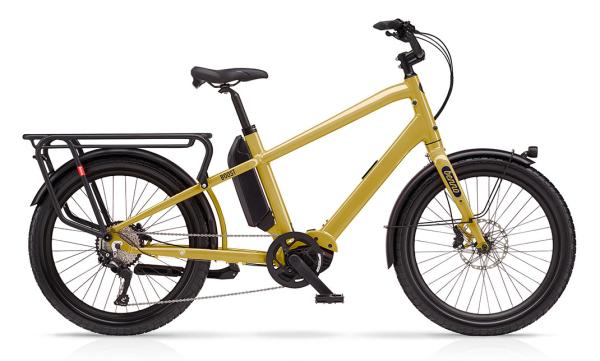 Benno Bikes Boost E 10D CX 500 Wh E-Lastenrad Trapez 24" aqua green one size longtail