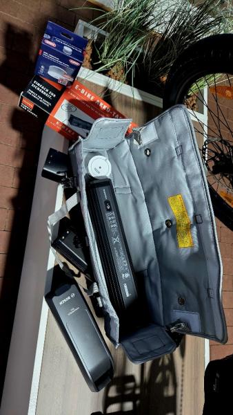 VLITEX E-Bike Akku-Tasche (Größe L) | Hochwertig | Getestet | Sicher Laden, lagern, transportieren | Explosionshemmend | Aufprallschutz | Spez. Gewebe kurzfristig feuerfest bis 1000 °C