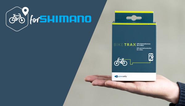 PowUnity Biketrax für Shimano-Motoren | GPS-Tracker für E-Bikes (Diebstahlalarm, Live-Tracking, Routentagebuch)